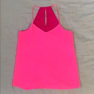 EXPRESS REVERSIBLE TANK TOP BRIGHT PINK SMALL
